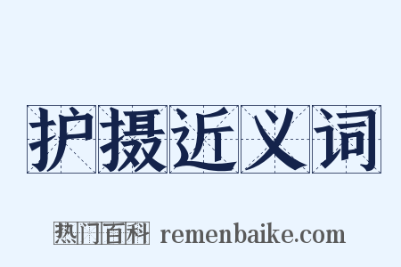 护摄近义词是什么意思的图片